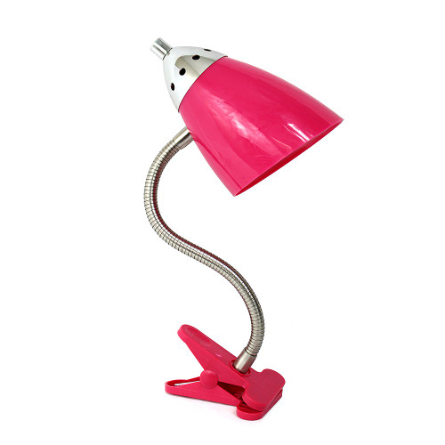 LimeLights Flossy Flexible Gooseneck Clip Light Desk Lamp