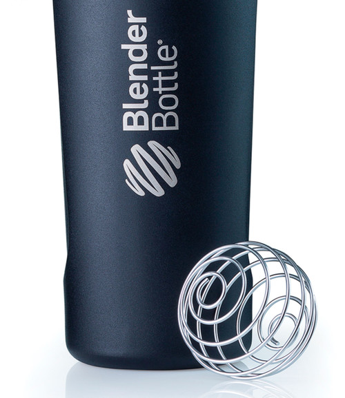 BlenderBottle - Radian Insulated Stainless Steel 26 oz. Water Bottle/Shaker Cup - Matte Black