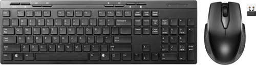 Best Buy essentials™ - Wireless Membrane Keyboard and Mouse Bundle - Black