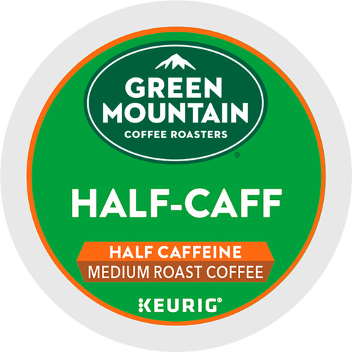 Green Mountain Coffee Roasters Half Caff Coffee, Keurig Single-Serve K-Cup pods, Medium Roast, 24 Count