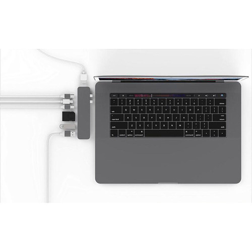 HyperDrive - PRO 8-in-2 USB-C Hub for MacBook Pro - Silver