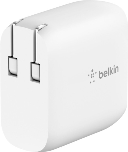 Belkin - Boost Charge Dual USB-A Wall Charger 24W + USB-C® to USB-A Cable - White