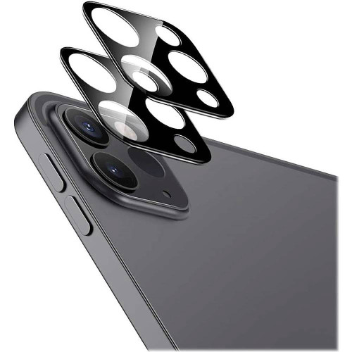 SaharaCase - ZeroDamage Tempered Glass Lens Hood for Apple iPad Pro 12.9" (4th Generation 2020) Camera Lenses - Clear