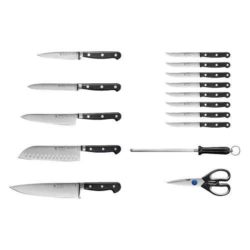 Henckels Classic Precision 16-pc Knife Block Set - Black