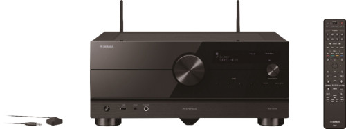 Yamaha - AVENTAGE RX-A6A 9.2-channel (11.2-channel processing) AV Receiver with MusicCast - Black