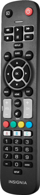 Insignia™ - Replacement Remote for Insignia and Dynex TVs - Black