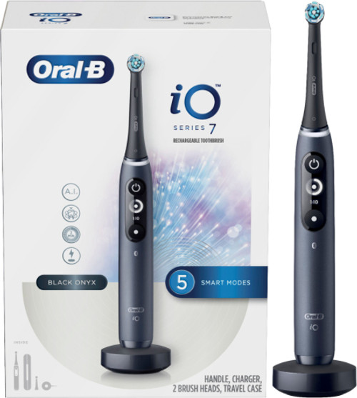 Oral-B - iO Series 7 Connected Rechargeable Electric Toothbrush - Onyx Black