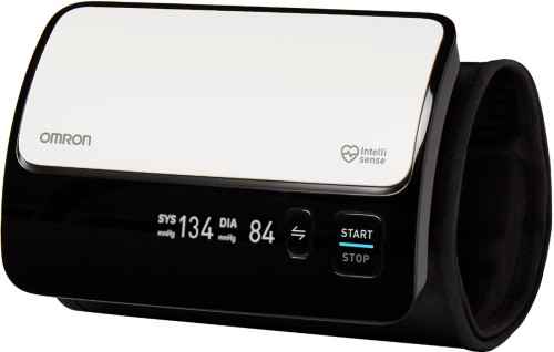 Omron - EVOLV Automatic Blood Pressure Monitor - Black/white