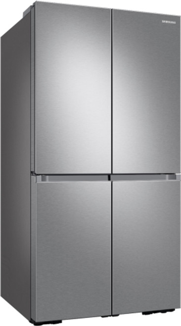 Samsung - 29 cu. ft. 4-Door Flex™ French Door Counter Depth Refrigerator with WiFi, Beverage Center and Dual Ice Maker - Fingerprint Resistant Stainless Steel