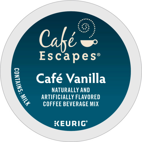 Café Escapes Café Vanilla, Keurig Single-Serve K-Cup Pods, 24 Count