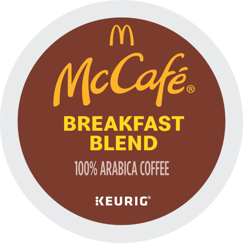 McCafe Breakfast Blend Coffee, Keurig Single Serve Keurig K-Cup Pods, Light Roast, 24 Count