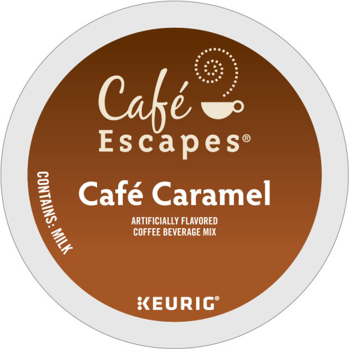 Café Escapes Café Caramel, Keurig Single-Serve K-Cup Pods, 24 Count