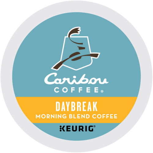 Caribou Coffee Daybreak Morning Blend, Keurig Single-Serve K-Cup Pods, Light Roast, 24 Count