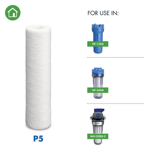 Culligan - Culligan® P5 standard-duty sediment cartridge is for use in models HF-150A, HF-160, HF-360A, and WH-S200-C
