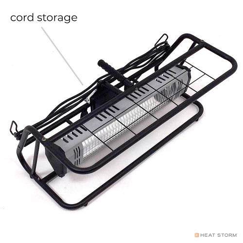 EnergyWise - Infrared Heater and Roll Cage combo - SILVER