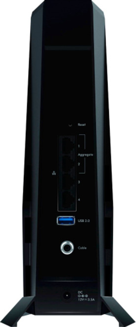 NETGEAR - Nighthawk AX2700 Router with 32 x 8 DOCSIS 3.1 Cable Modem - Black