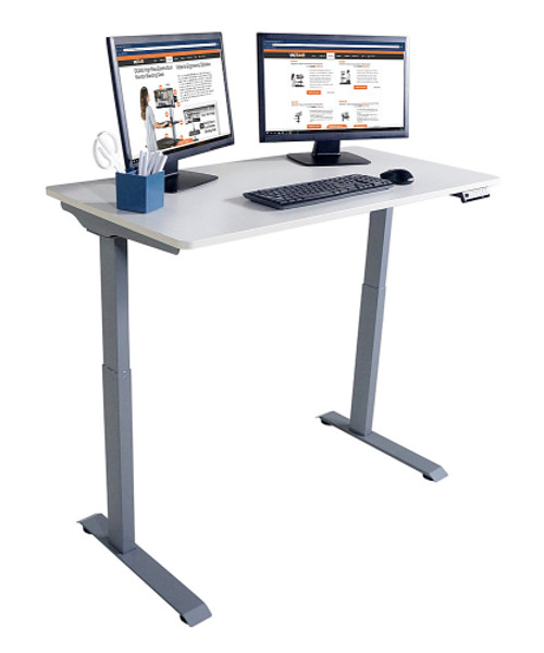 Victor - Electric Full Standing Desk - White
