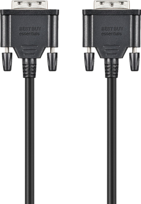 Best Buy essentials™ - 6.5' DVI-D Single Link Cable - Black