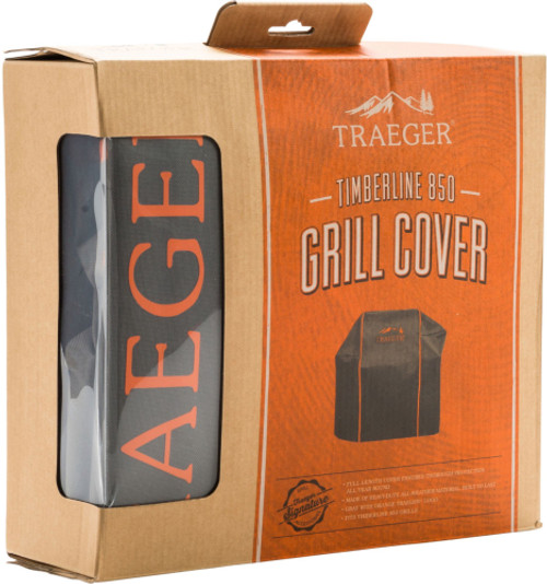Traeger Grills - Full-Length Grill Cover - Timberline 850 - Gray
