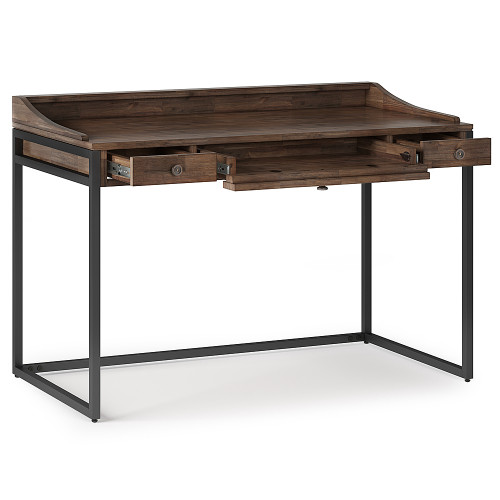 Simpli Home - Ralston Small Desk - Rustic Natural Aged Brown