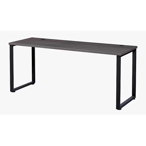 Hirsh 60"x24" Open Desk for Commercial Office or Home Office, Black/Weathered Charcoal - Black / Weathered Charcoal