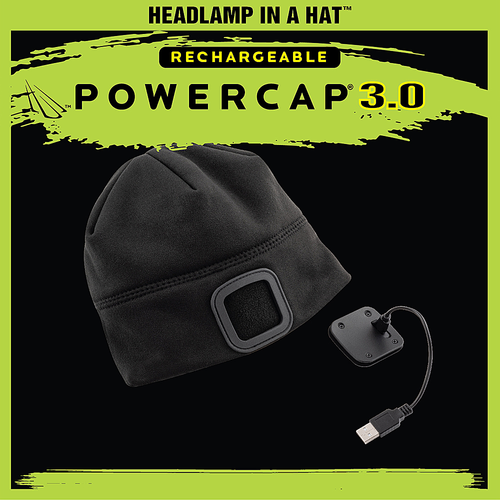 Panther Vision - POWERCAP 3.0 70 Lumen Rechargeable LED Beanie Headlamp