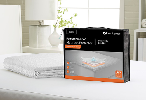 Bedgear - Moisture Wicking Mattress Protector- Queen - White