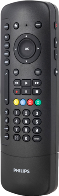 Philips 4 Device Universal Remote Control Roku - Black