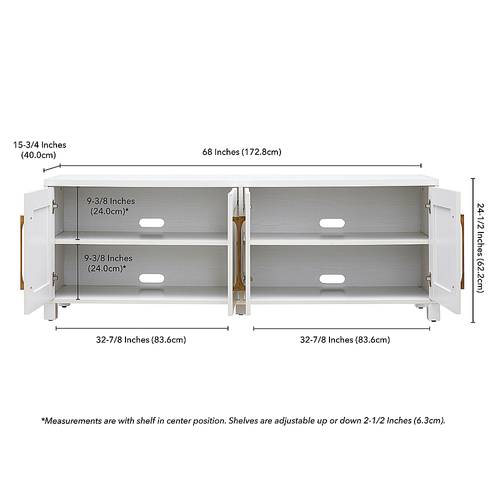 Camden&Wells - Chabot TV Stand - White