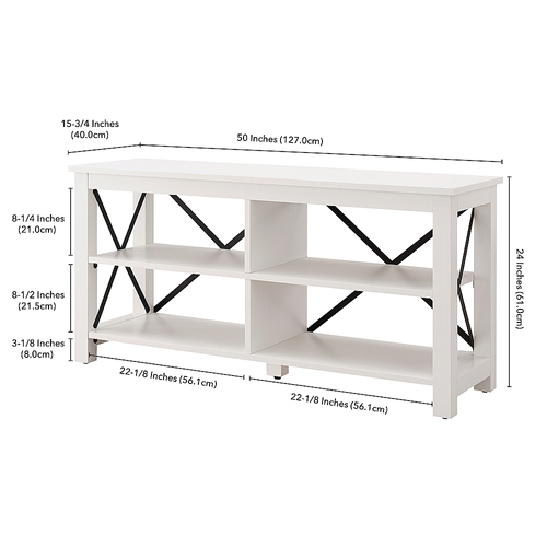 Camden&Wells - Sawyer 50" TV Stand - White