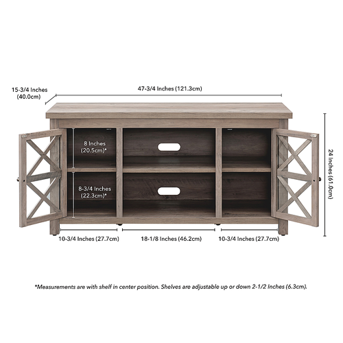 Camden&Wells - Colton 47.75" TV Stand - Gray Oak