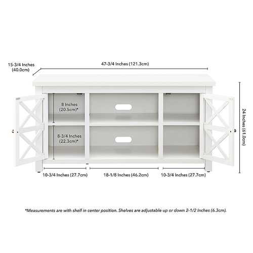 Camden&Wells - Colton 47.75" TV Stand - White