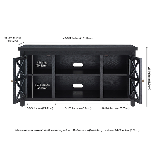 Camden&Wells - Colton 47.75" TV Stand - Blackened Bronze