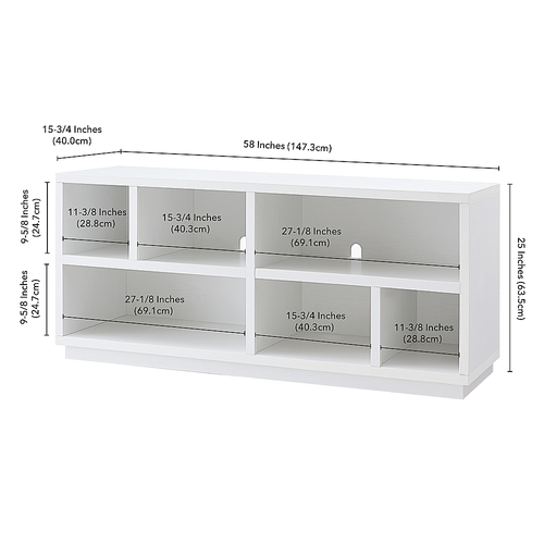 Camden&Wells - Bowman 58" TV Stand - White