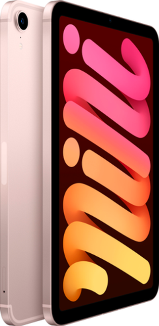 Apple - iPad mini (Latest Model) with Wi-Fi + Cellular - 256GB - Pink