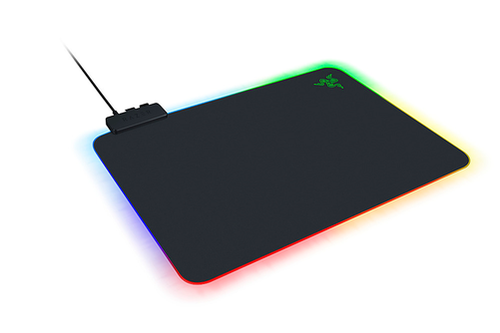 Razer - Firefly V2 Hard Surface Mouse Mat with Chroma RGB Lighting - Black