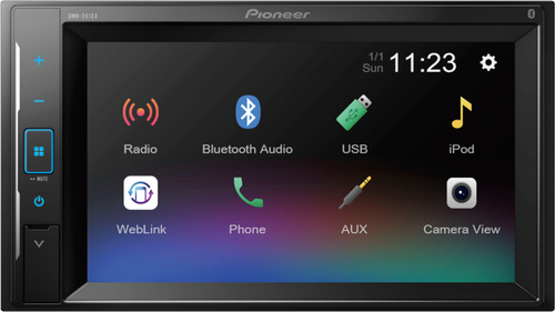 Pioneer - 6.2" - Vozsis with Amazon Bluetooth®, Alexa, Back-up Camera Ready, Smartphone Compatible - Digital Media Receiver - Black