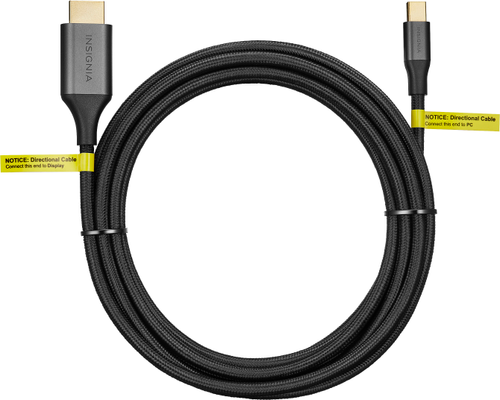 Insignia™ - 10' Mini DisplayPort to HDMI Cable - Black
