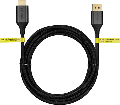 Insignia™ - 10' DisplayPort to HDMI Cable - Black