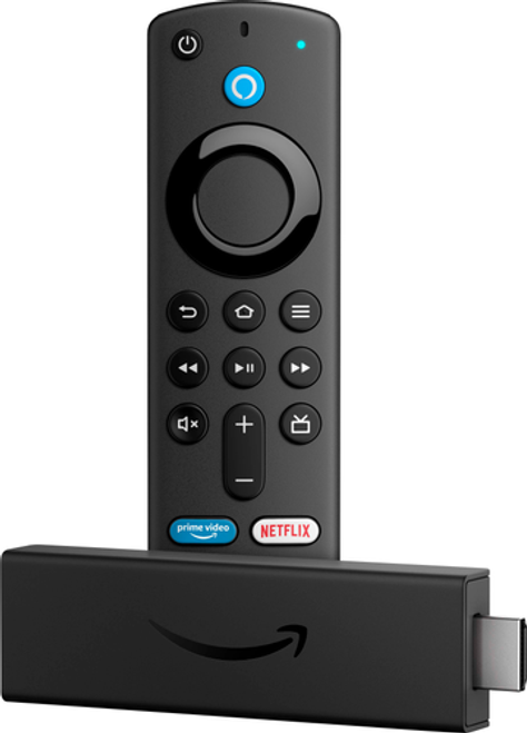 Amazon - Fire TV Stick 4K with Alexa Voice Remote, Streaming Media Player - Black