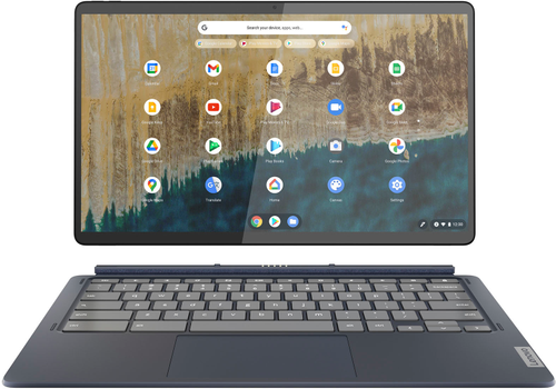 Lenovo - IdeaPad Duet 5 Chromebook - Snapdragon SC7180 - Qualcomm Adreno Graphics - 8GB Memory - 128GB SSD - Abyss Blue