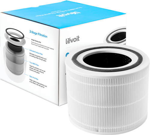 Levoit - True HEPA 3-Stage Original Filter for VortexAir Purifier - White