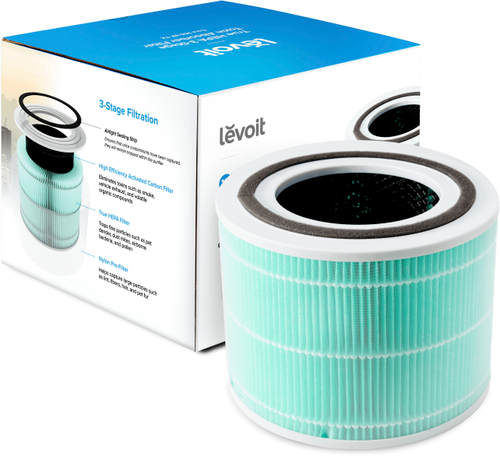 Levoit - True HEPA 3-Stage Toxin Absorber Filter for VortexAir Purifier - Green