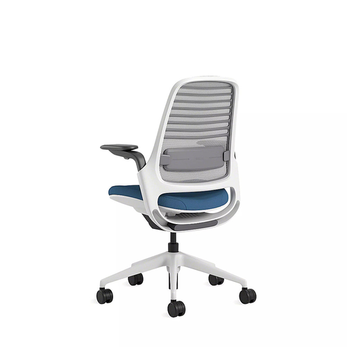 Steelcase Series 1 Chair with Seagull Frame - Cobalt