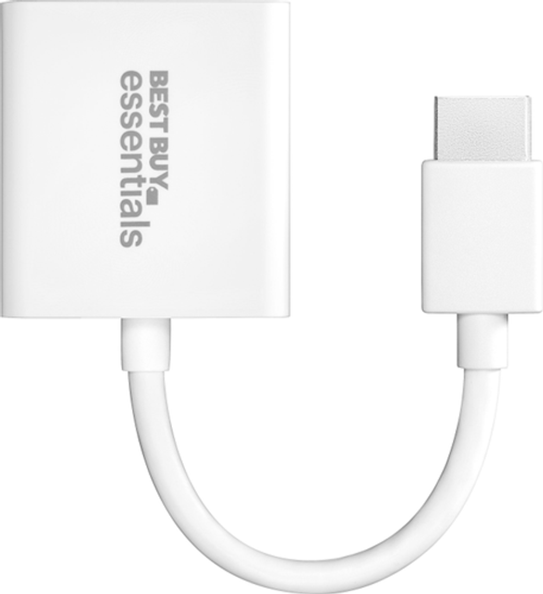 Best Buy essentials™ - HDMI to VGA Adapter - White