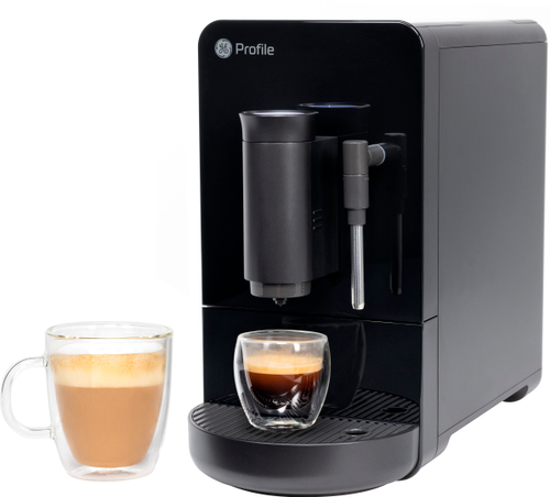 GE Profile - Espresso Machine with 20 bars of pressure, Milk Frother and Built-In Wi-Fi - Black