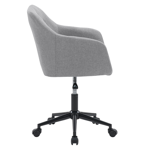 CorLiving Marlowe Upholstered Button Tufted Task Chair - Light Grey