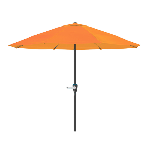 Nature Spring - 9-Foot Patio Umbrella - Outdoor Shade with Easy Crank – Table Umbrella for Deck, Balcony, Porch, Backyard (Terracotta) - Terracotta