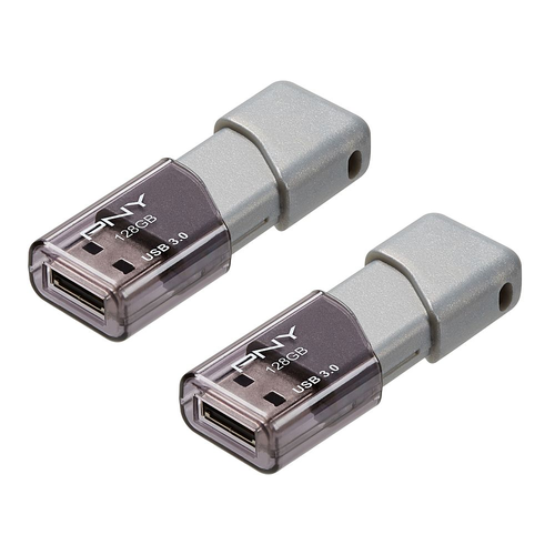 PNY - 128GB Turbo Attaché 3 USB 3.0 Flash Drive, 2-Pack