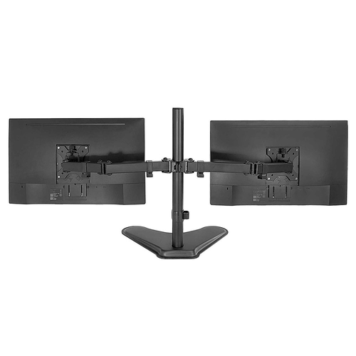 Mount-It! - Dual Monitor Desk Stand - Black